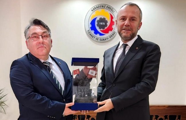 Bülent Ecevit Üniversitesi (BEÜ) Rektörü Prof. Dr. İsmail Hakkı Özölçer, Kdz. Ereğli TSO