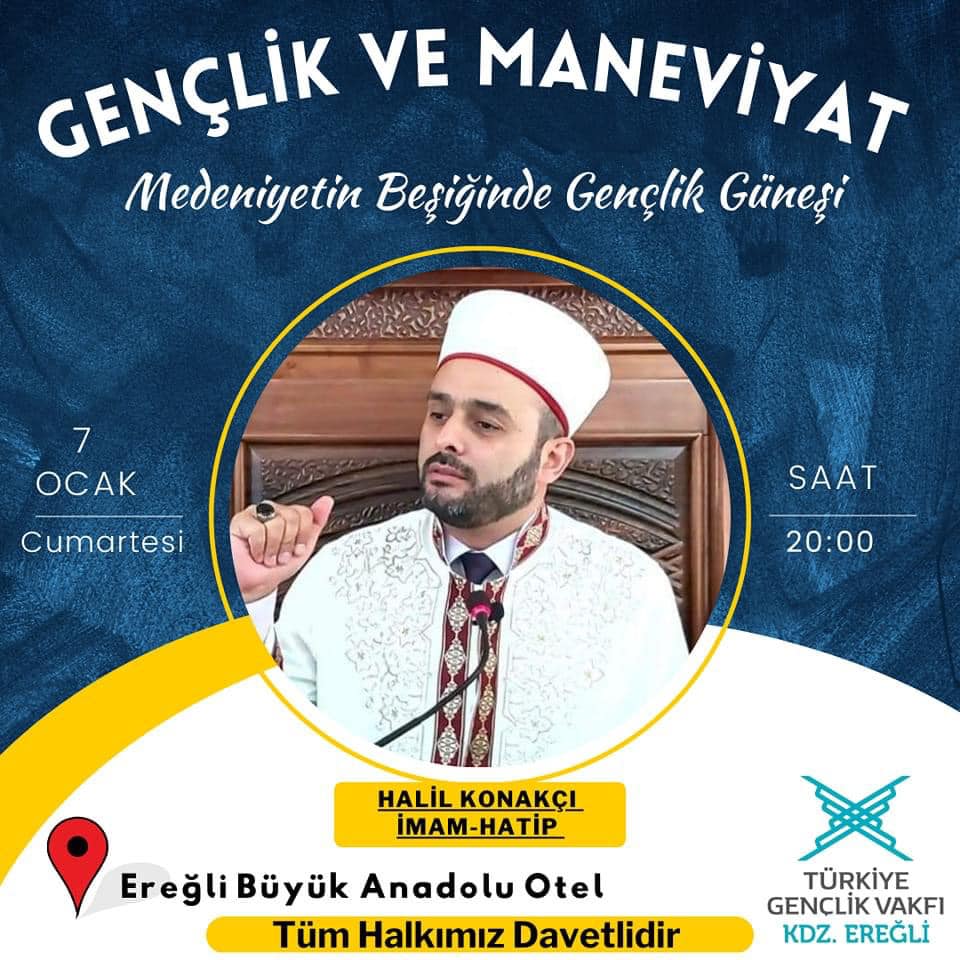 Türkiye Gençlik Vakfı Kdz.Ereğli temsilciliğin organize ettiği Programa İmam Halil