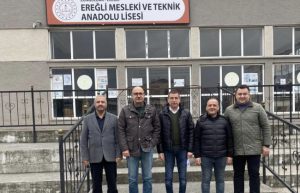 Toplantıya Kdz. Ereğli Mesleki ve Teknik Anadolu Lisesi Müdürü Ömer