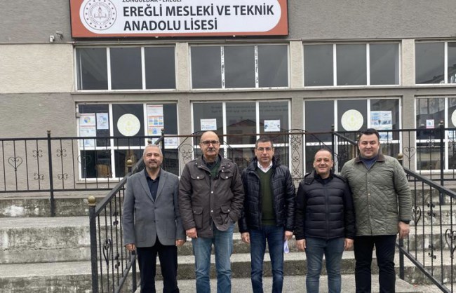 Toplantıya Kdz. Ereğli Mesleki ve Teknik Anadolu Lisesi Müdürü Ömer