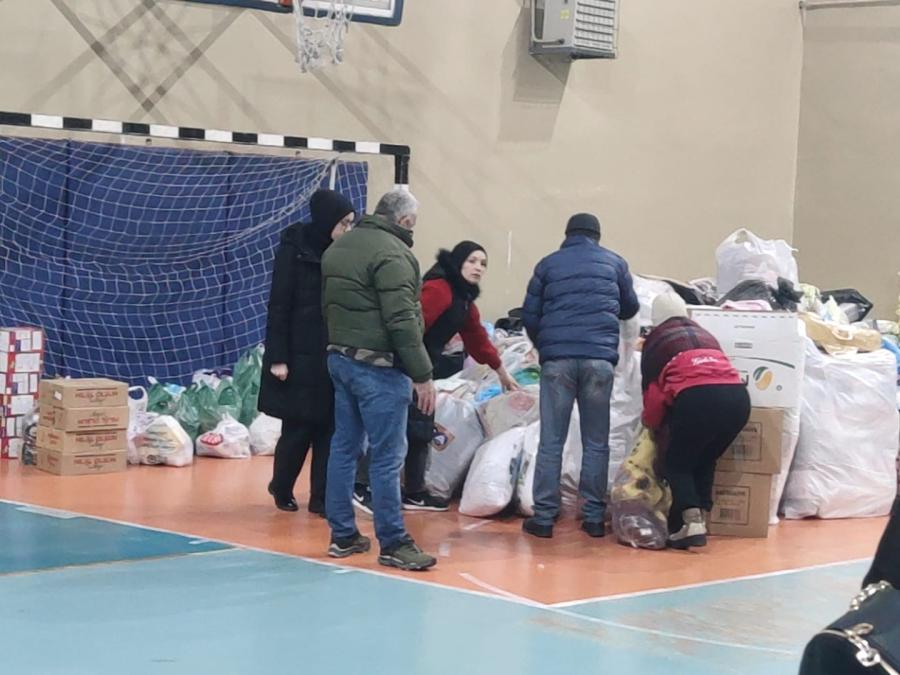 Türk Kızılayı Kdz. Ereğli Şubesi tarafından bu sabah merkez üssü