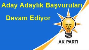 Ak Parti Zonguldak Milletvekili aday adaylığı için 26 isim başvuru