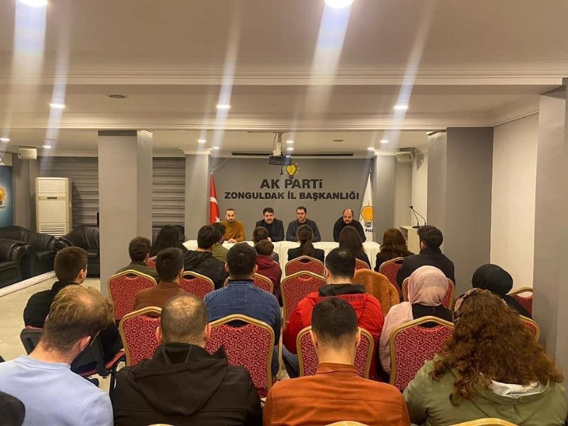 Zonguldak’ta AK Parti kademelerini ziyaret eden AK Parti önce ki