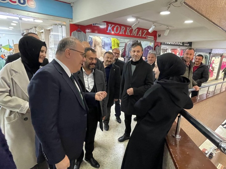 MHP Zonguldak Millletvekili adayı Murat Kotra seçim çalışmaları kapsamında Beycuma’da