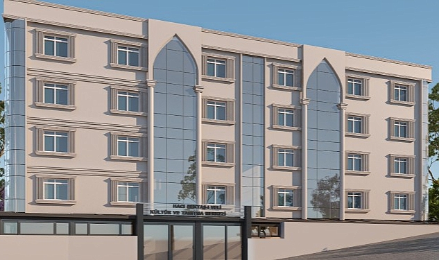 Bağcılar Belediyesi, Sancaktepe Mahallesi’nde bulunan Cemevi’ne kış bahçesi yapıyor. 200