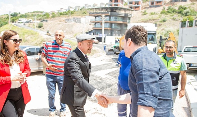 İzmir Büyükşehir Belediyesi, Balçova'da Prof. Dr. Ahmet Taner Kışlalı Caddesi'nin