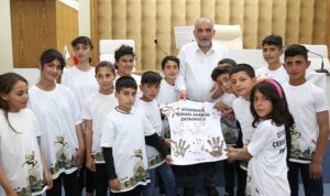 Canik Belediye Başkanı İbrahim Sandıkçı, Diyarbakır Çermik Arabük Ortaokulu öğrencilerini