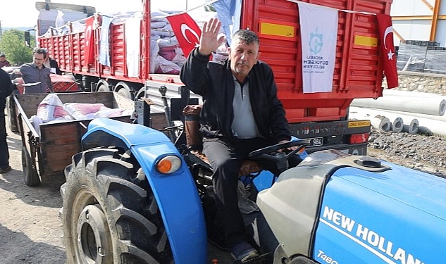 Büyükşehir’in, 7 bin çiftçiye sağladığı yüzde 50 hibeli 2 bin