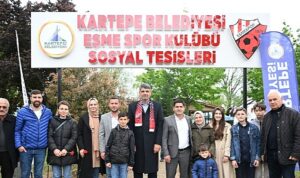 Kartepe Belediye Başkanı Av.M.Mustafa Kocaman’ın desteği ile yapımı tamamlanan Eşmespor