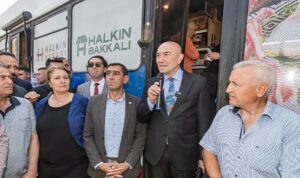 İzmir Büyükşehir Belediyesi’nin 11 şubeyle hizmet verdiği Halkın Bakkalı/Halkın Kasabı’na