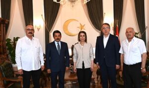 Nevşehir Belediye Başkanı Dr. Mehmet Savran, Nevşehir Valisi İnci Sezer