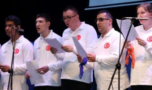 Büyükşehir’in Cemil Meriç Engelsiz Yaşam Merkezi’nde eğitim alan özel öğrencileri