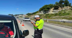 Zonguldak’ta radarlı trafik uygulamasında 17 sürücüye 41 bin 13 TL