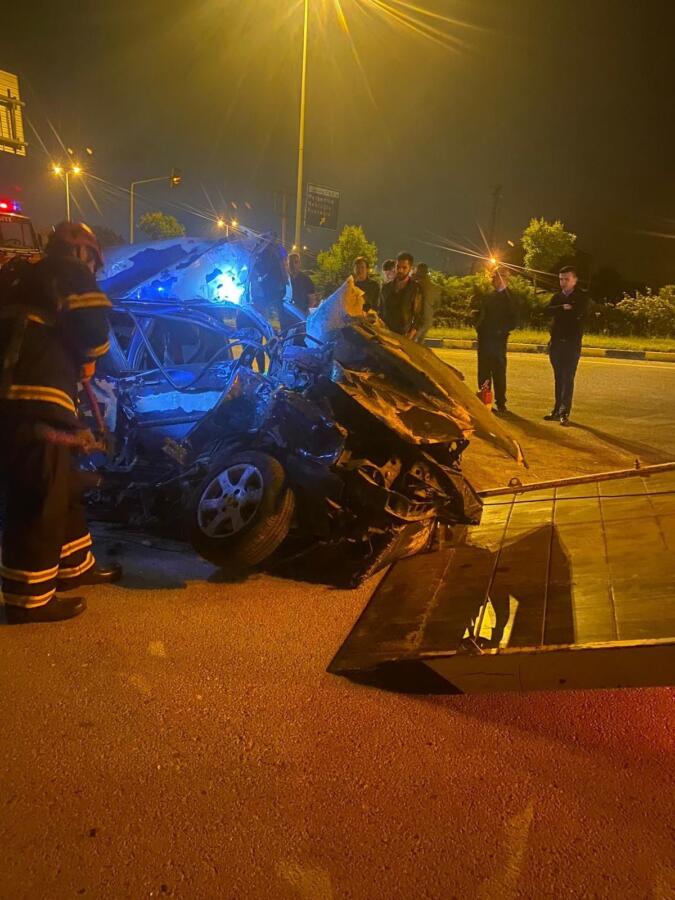 Zonguldak’ın Çaycuma ilçesinde iki kişinin hayatını kaybettiği kazada otomobil sürücüsü