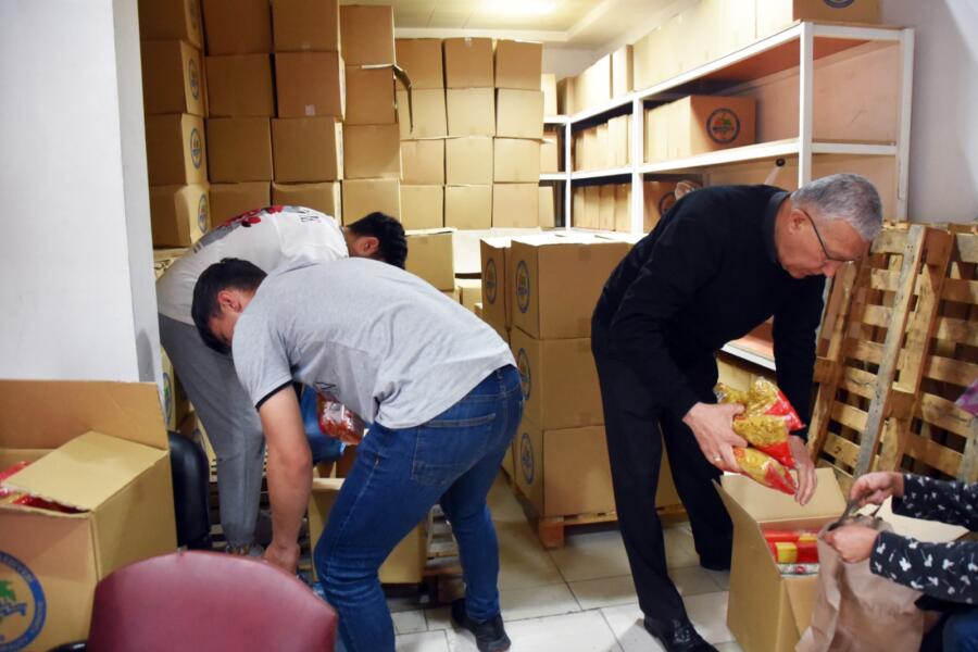 Kdz. Ereğli Belediyesi, Kurban Bayramı öncesi gıda bankasına kayıtlı bin