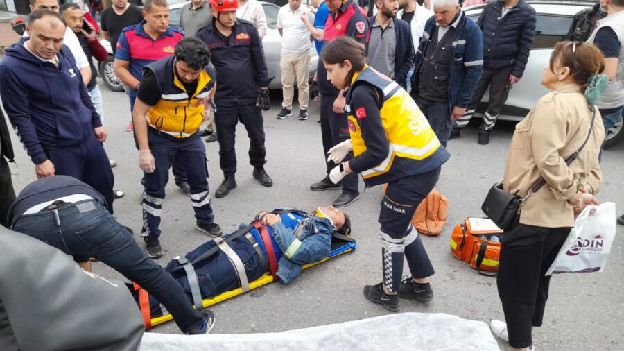 Zonguldak’ın Ereğli ilçesinde motosiklet ile otomobilin çarpıştığı trafik kazasında 1