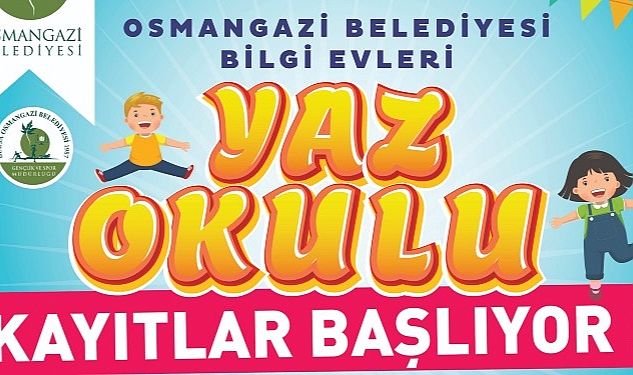 Bilgi Evleri’nde yaz okulu başlıyor Osmangazi Belediyesi’nin “Geleceği Şansa Bırakmıyoruz” düşüncesiyle hayata geçirdiği Bilgi Evleri’nde