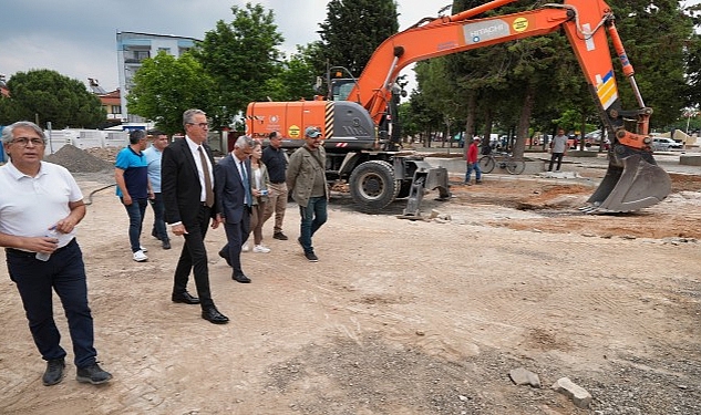 Gaziemir Belediyesi, bölgedeki yaşam alanlarını iyileştirmek ve sosyal aktiviteler için