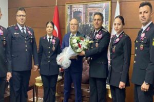 Vilayet Jandarma Komutanlığının kuruluşunun 184’üncü yılı nedeniyle Valilik binası önünde