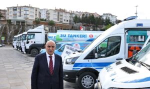 Keçiören Belediyesi tarafından belediye bünyesine kazandırılan su tankerleri, hasta nakil