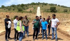 Kula Emre Barajı için geri sayım başladı. Gövde dolgu çalışmaları