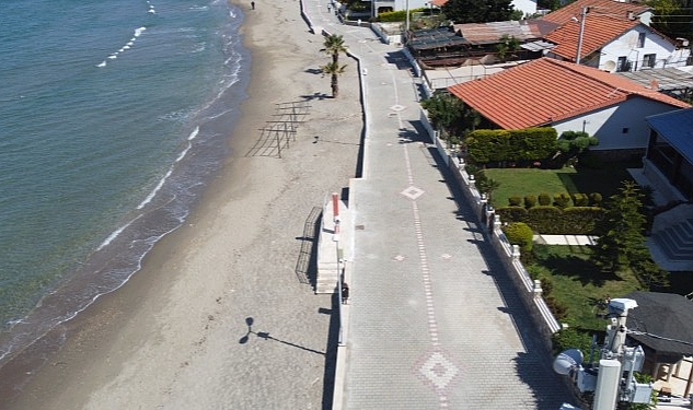 Menderes Belediyesi Fen İşleri Müdürlüğü tarafından gerçekleştirilen çalışmalar kapsamında Özdere