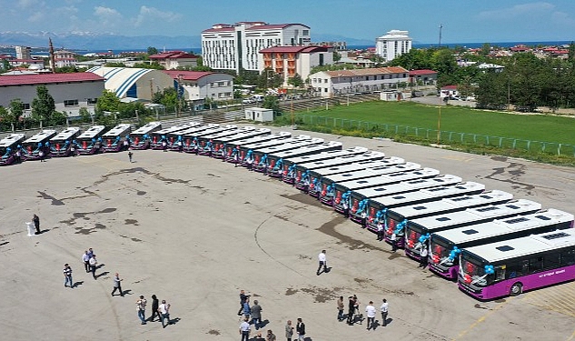 Van Büyükşehir Belediyesi kendi öz kaynaklarıyla satın aldığı 27 yeni