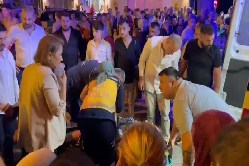 Kastamonu’nun Cide ilçesinde yolun karşısına geçmeye çalışan kadına otomobil çarptı.