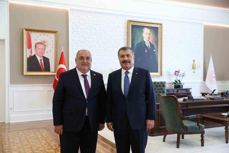 Sağlık Bakanı Koca, AK Parti Bartın Milletvekili Yusuf Ziya Aldatmaz’ı