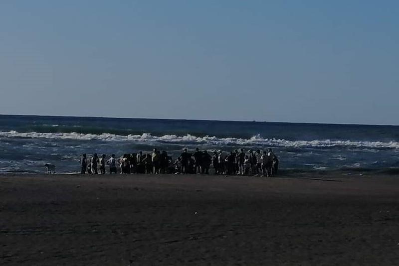 Zonguldak’ın Çaycuma ilçesi Filyos beldesinde denizde boğulma tehlikesi geçiren bir