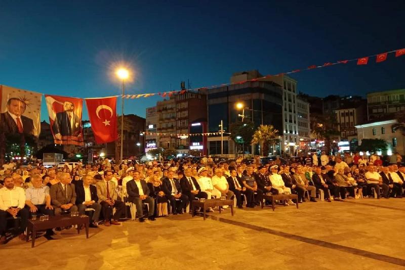 Zonguldak’ın Ereğli ilçesinde 15 Temmuz Demokrasi ve Milli Birlik Günü