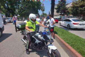 Zonguldak’ın Ereğli ilçesinde otomobil ile motosikletin çarpması sonucu 1 kişi