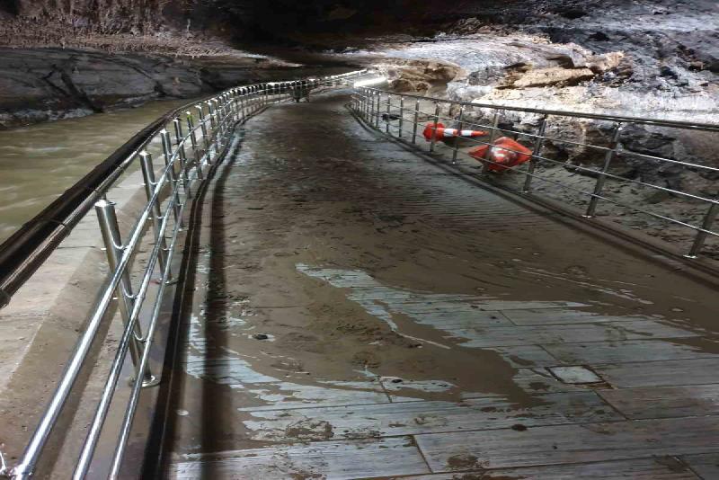 Zonguldak’ın en gözde turizm mekanlarından olan Gökgöl mağarası selden zarar