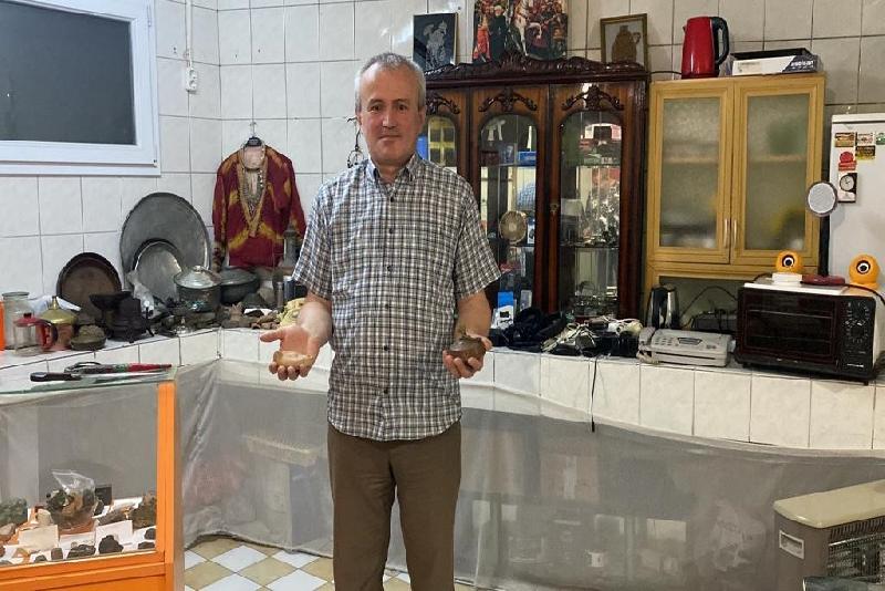 Zonguldak’ın Ereğli ilçesinde yaklaşık 5 yıldır lisanslı koleksiyonerlik yapan Eyüp