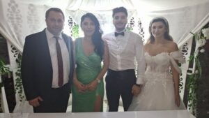 Zonguldak’ın Ereğli İlçesinde, Aslı & İhsan Duru çiftinin mutlu beraberlikleri