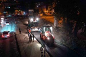 Zonguldak Belediyesi tarafından Bülent Ecevit Caddesi üzerindeki akıllı kavşak düzenlemesinde