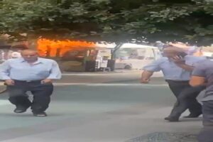 Bolu’da İzzet Baysal Caddesi’nde faaliyet gösteren bir mısırcı dükkanı henüz