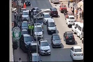 Zonguldak’ın Ereğli ilçesinde trafik polisleri, abart egzoz, modifiyeli ve yüksek