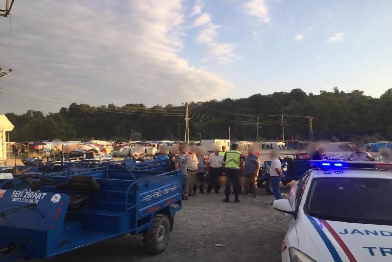 Zonguldak’ta jandarma ekipleri pat-pat kazalarının önlenmesi ve maksadı dışında kullanılmasının