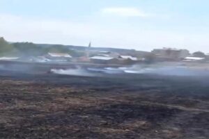 Kastamonu’da bir tarlada çıkan yangın, yanında bulunan 3 tarlaya daha