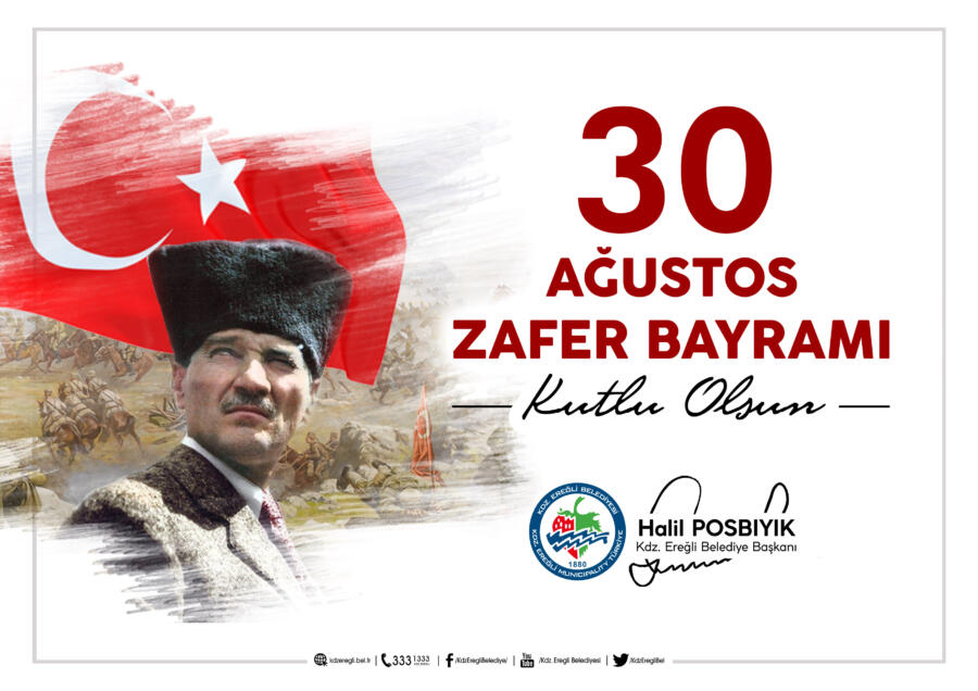 BAŞKAN POSBIYIK, ZAFER BAYRAMINI KUTLADI