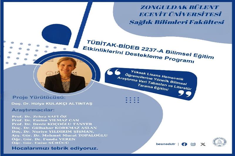 ZBEÜ Sağlık Bilimleri Fakültesi Öğretim Üyelerinden Doç. Dr. Hülya Kulakçı