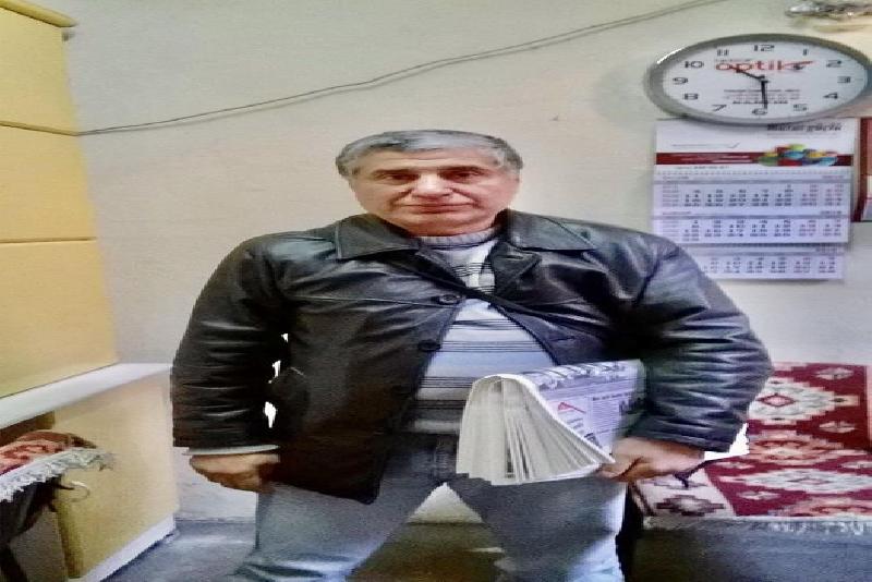Bartın’da yıllardır gazete dağıtımı yapan 61 yaşındaki Halil Şimşek, geçirdiği
