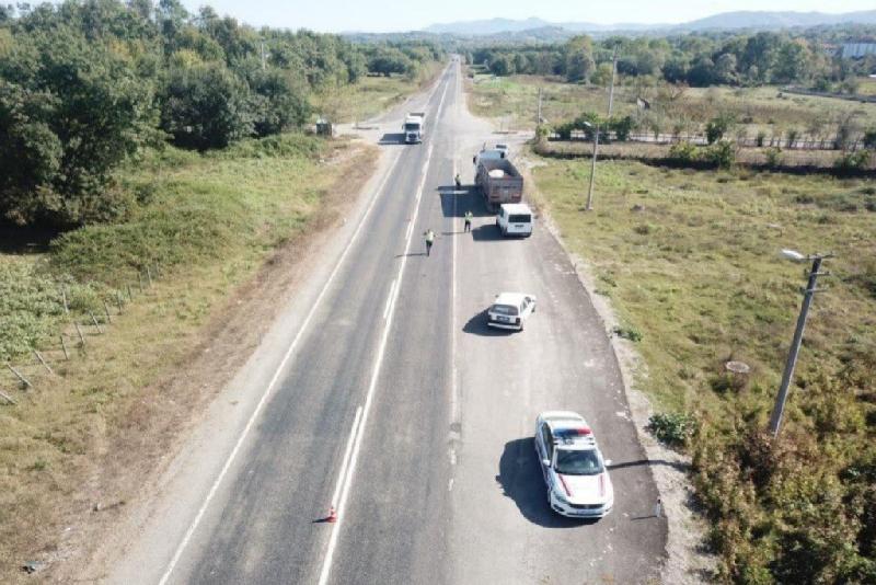 Jandarmadan dronlu denetim Zonguldak’ta jandarma ekipleri trafikte seyir halindeyken cep telefonu kullanımı nedeniyle