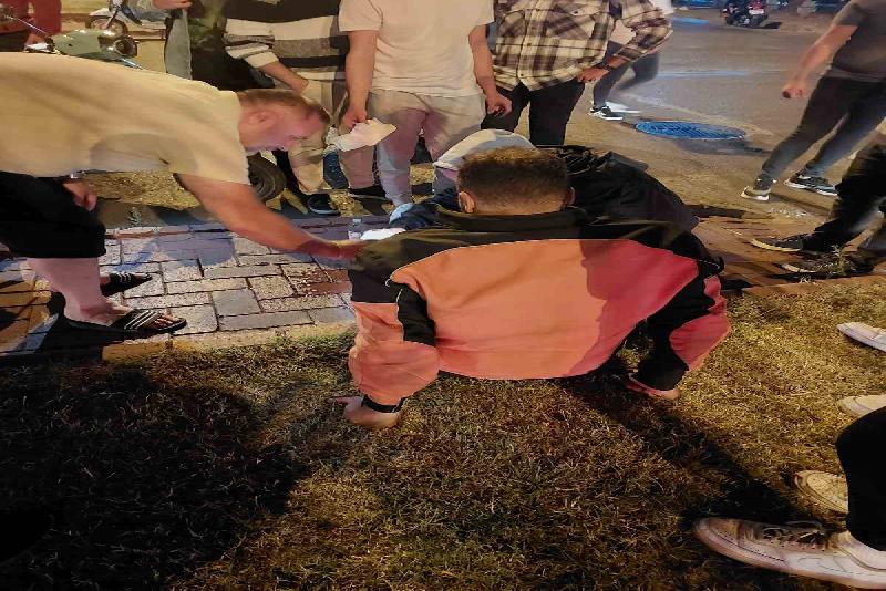 Zonguldak’ın Ereğli ilçesinde kavşakta başka bir motosikletle karşı karşıya gelen