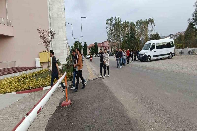 Bartın’da bir eğitim ve rehabilitasyon merkezinde yapılan operasyonda kamu kurumlarını