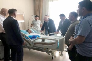 TÜRK-İŞ Genel Başkanı Ergün Atalay, GMİS Genel Başkanı Hakan Yeşil