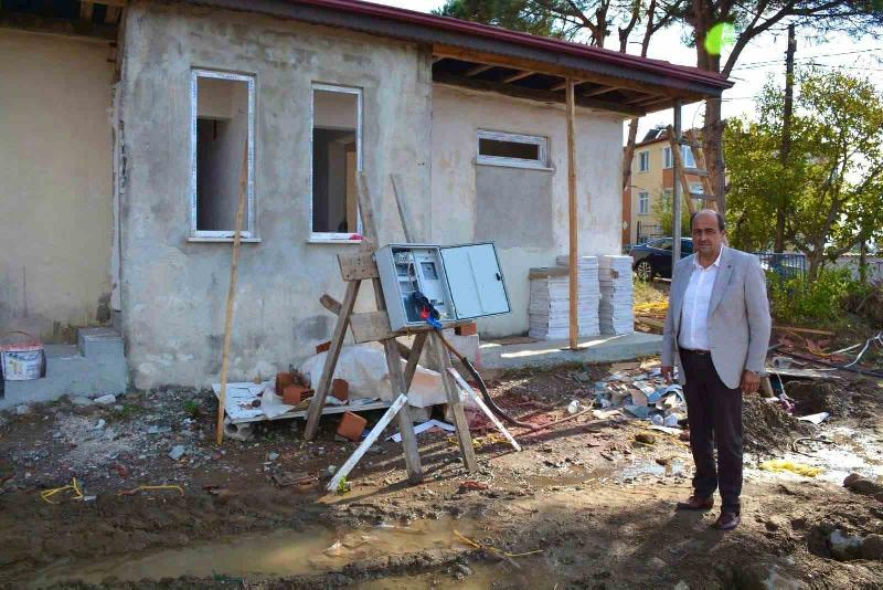 Başkan Demirtaş eser kazandırmaya devam ediyor Gülüç Belediye Başkanı Gökhan Mustafa Demirtaş beldede millet bahçesi, butik