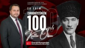 CHP Kdz. Ereğli Belediye Meclis Üyesi Emrah Karaarslan, Cumhuriyetin 100.