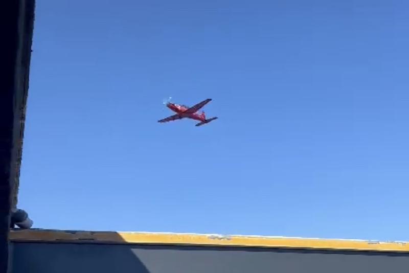 Zonguldak’ın Kozlu İlçesinde yeni nesil temel eğitim uçağı Hürkuş alçak